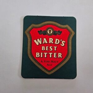 Wards Best Bitter Beer Advertising‎ Drinks Coaster Pub Bar Collectible